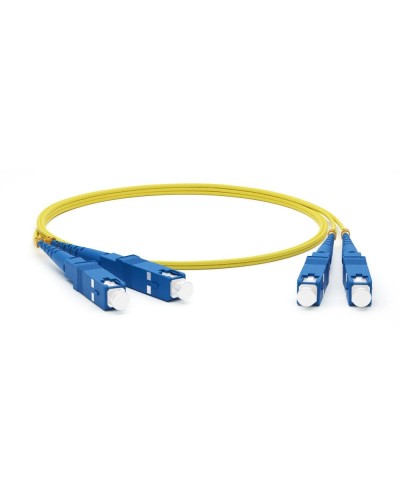 FC-D2-9-SC/UR-SC/UR-H-3M-LSZH-YL. Патч-корд волоконно-оптический одномодовый. Hyperline в Ростове-на-Дону