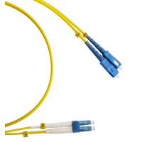 FC-D2-9-LC/UR-SC/UR-H-3M-LSZH-YL. Патч-корд волоконно-оптический LC/UPC-SC/UPC. Hyperline