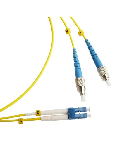 FC-D2-9-FC/UR-LC/UR-H-1M-LSZH-YL. Патч-корд волоконно-оптический FC/UPC-LC/UPC. Hyperline в Ростове-на-Дону