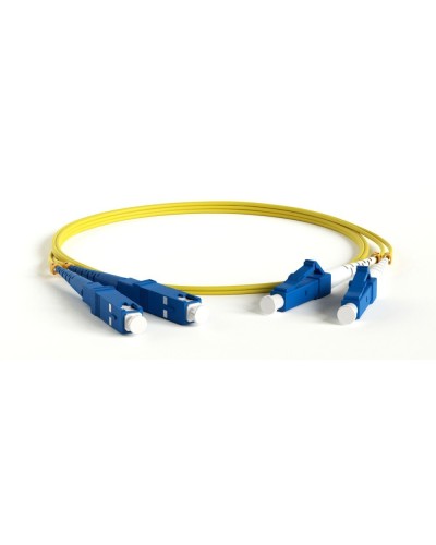 FC-D2-9A1-LC/UR-SC/UR-H-1M-LSZH-WH. Патч-корд волоконно-оптический LC-SC. Hyperline в Ростове-на-Дону