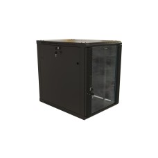 TWB-1868-GP-RAL9004. Шкаф телекоммуникационный 19 настенный 18U. Hyperline
