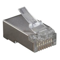 PLUG-8P8C-U-C6-SH-100 (100 шт). Разъем RJ-45. Hyperline
