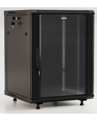 TWB-FC-1545-GP-RAL9004. Шкаф телекоммуникационный 19 настенный 15U. Hyperline в Ростове-на-Дону