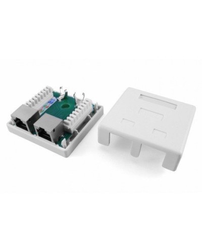 SB1-2-8P8C-C5e-SH-WH. Розетка RJ-45. Hyperline в Ростове-на-Дону