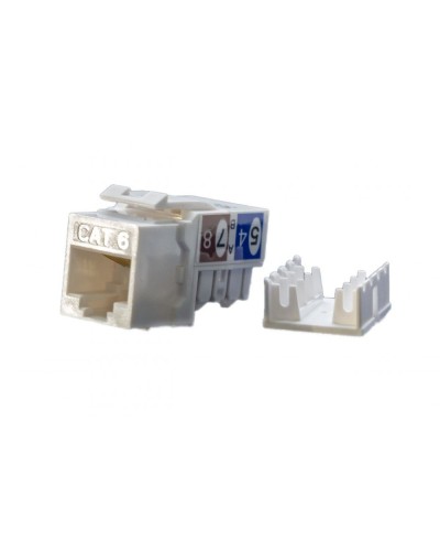 KJ9-8P8C-C6-90-WH. Вставка Keystone Jack RJ-45. Hyperline в Ростове-на-Дону