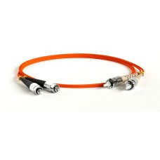 FC-D2-50-FC/PR-ST/PR-H-2M-LSZH-OR. Патч-корд волоконно-оптический многомодовый. Hyperline