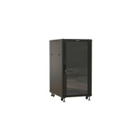 TTBR-2268-AS-RAL9004. Шкаф телекоммуникационный 19 напольный 22U. Hyperline