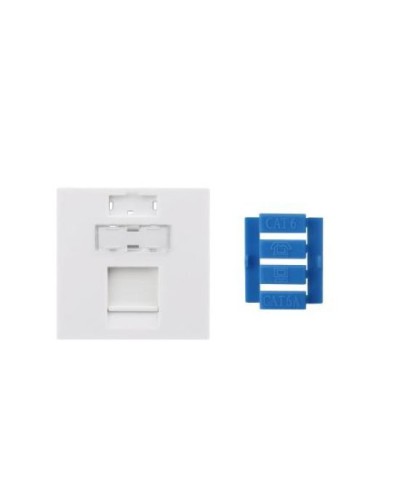 SIP3-1K-M45-45. Вставка 45x45 для 1 модуля Keystone Jack, со шторкой. Hyperline в Ростове-на-Дону
