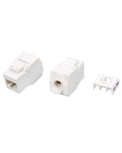 KJ8-8P8C-C6-180-TLS-WH. Вставка Keystone Jack RJ-45. Hyperline в Ростове-на-Дону