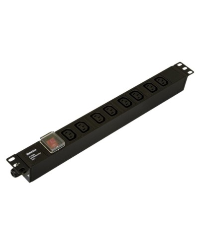 SHE19-8IEC-S-CB. Блок розеток 19. Hyperline в Ростове-на-Дону