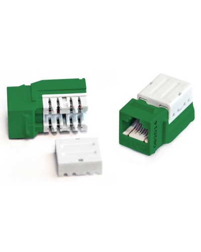KJNE-8P8C-C5e-90-GN. Вставка Keystone Jack RJ-45. Hyperline в Ростове-на-Дону