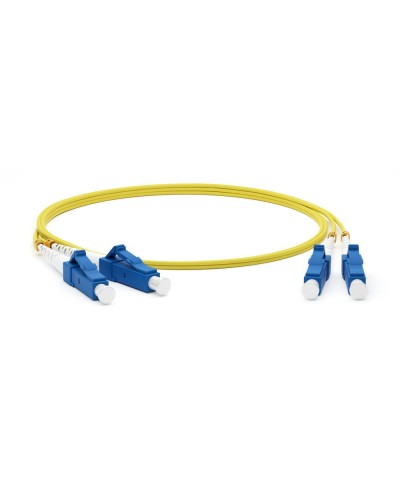 FC-D2-9-LC/UR-LC/UR-H-15M-LSZH-YL. Патч-корд волоконно-оптический одномодовый. Hyperline в Ростове-на-Дону