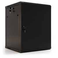 TWB-2245-SR-RAL9004. Шкаф телекоммуникационный 19 настенный 22U. Hyperline