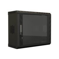 TWS-2225-GP-RAL9004. Шкаф телекоммуникационный 19 настенный 22U. Hyperline