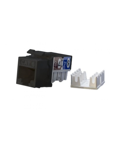 KJ9-8P8C-C6-90-BK. Вставка Keystone Jack RJ-45. Hyperline в Ростове-на-Дону