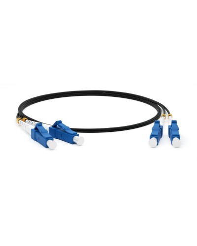 FC-D2-9-LC/UR-LC/UR-H-25M-LSZH-BK. Патч-корд волоконно-оптический одномодовый. Hyperline в Ростове-на-Дону