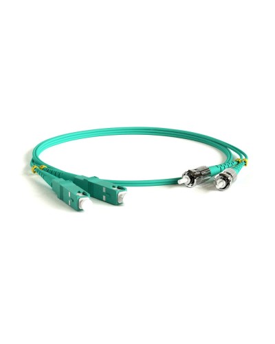 FC-D2-503-SC/PR-ST/PR-H-3M-LSZH-AQ. Патч-корд волоконно-оптический многомодовый. Hyperline в Ростове-на-Дону