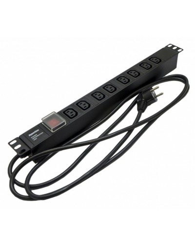 SHE19-8IEC-S-2.5EU. Блок розеток 19. Hyperline в Ростове-на-Дону