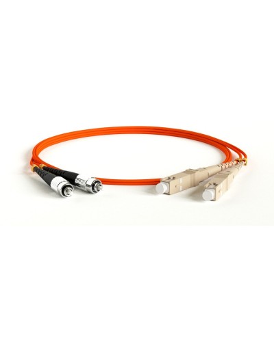 FC-D2-50-FC/PR-SC/PR-H-1M-LSZH-OR. Патч-корд волоконно-оптический SC-FC. Hyperline в Ростове-на-Дону