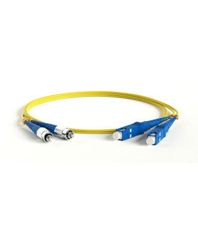 FC-D2-9-FC/UR-SC/UR-H-1M-LSZH-YL. Патч-корд волоконно-оптический SC-FC. Hyperline в Ростове-на-Дону