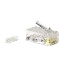 PLUG-8P8C-UV-C6-SH-100 (100 шт). Разъем RJ-45. Hyperline