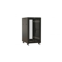 TTBR-1866-DD-RAL9004. Шкаф телекоммуникационный 19 напольный 18U. Hyperline