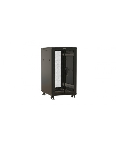 TTBR-1866-DD-RAL9004. Шкаф телекоммуникационный 19 напольный 18U. Hyperline в Ростове-на-Дону