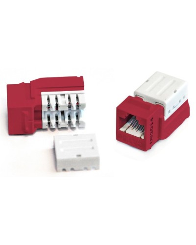 KJNE-8P8C-C5e-90-RD. Вставка Keystone Jack RJ-45. Hyperline в Ростове-на-Дону