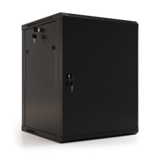 TWB-1268-SR-RAL9004. Шкаф телекоммуникационный 19 настенный 12U. Hyperline