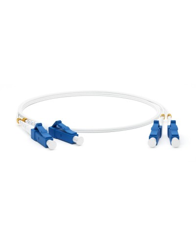FC-D2-9A1-LC/UR-LC/UR-H-2M-LSZH-WH. Патч-корд волоконно-оптический одномодовый. Hyperline в Ростове-на-Дону