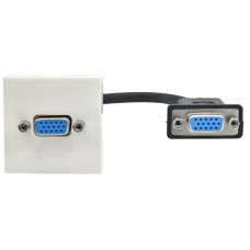 Розетка VGA M/M PRIMER РКМ-10-20-П белый IEK(PR-KK40D-RV-0-1-K01). Розетка. IEK