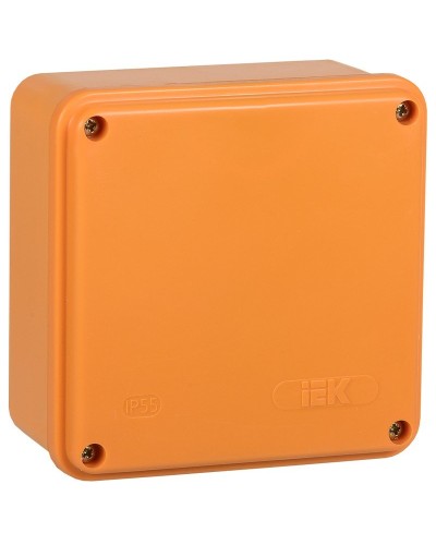 Коробка распаячная огнестойкая ПС 100х100х50 6P 6мм² IP44 гладкие стенки (UKF20-100-100-050-6-6-09). Коробка распаячная огнестойкая безгалогенная (HF). IEK в Ростове-на-Дону