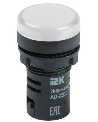 Лампа AD22DS (LED) матрица D22 мм 230В белый (BLS10-ADDS-230-K01). Светосигнальный индикатор. IEK в Ростове-на-Дону