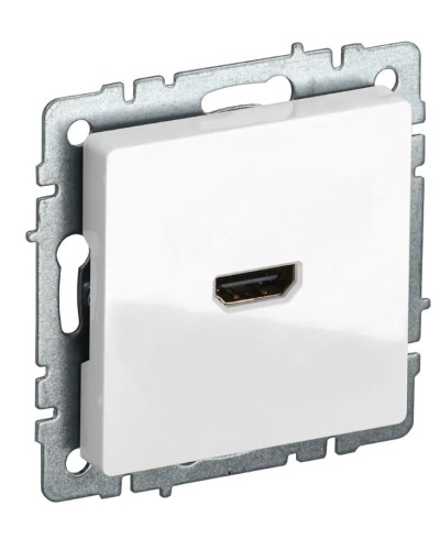 Розетка HDMI РHDMI-0-БрБ белая BRITE (BR-H10-K01). Розетка HDMI. IEK в Ростове-на-Дону