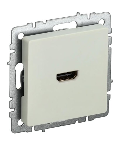 Розетка HDMI РHDMI-0-БрКр бежевый BRITE (BR-H10-K10). Розетка HDMI. IEK в Ростове-на-Дону