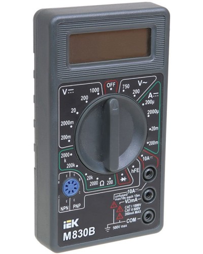 Мультиметр цифровой Universal M830B (TMD-2B-830). Мультиметр цифровой. IEK в Ростове-на-Дону
