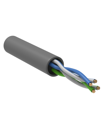 GENERICA U/UTP 5E 24AWG 2PR PVC серый (BC1-C5E02-111-100-R-G). Кабель «витая пара» (LAN) для структурированных систем связи. IEK в Ростове-на-Дону