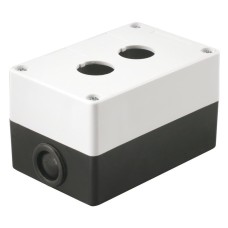 Корпус КП102 для кнопок 2 места белый (BKP10-2-K01). Корпус для кнопочных постов. IEK