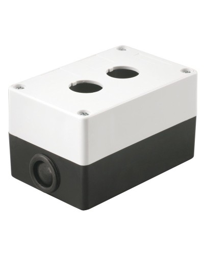 Корпус КП102 для кнопок 2 места белый (BKP10-2-K01). Корпус для кнопочных постов. IEK в Ростове-на-Дону