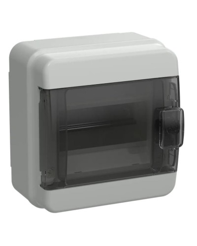 Корпус пластиковый КМПн-6 IP65 TEKFOR (TF5-KP72-N-06-65-K03-K02). Корпус модульный пластиковый черная прозрачная дверь. IEK в Ростове-на-Дону