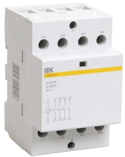 Контактор модульный КМ63-40 AC/DC (MKK21-63-40). Контактор модульный. IEK в Ростове-на-Дону