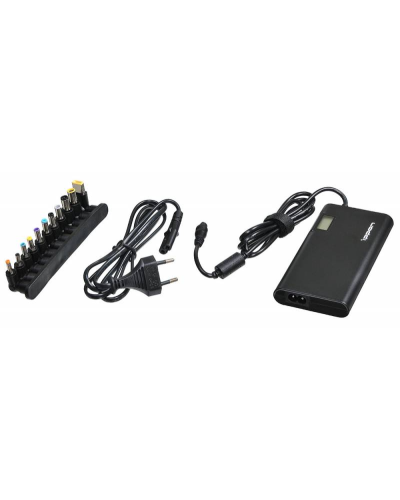 Блок питания Ippon SD90U автоматический 90W 15V-19.5V 11-connectors 4.5A 1xUSB 2.1A, LCD индикатор (705053). Блок питания. Ippon в Ростове-на-Дону