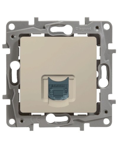 Розетка 5e, UTP, 1хRJ45, ETIKA, слоновая кость (672341). Розетка. LegranD в Ростове-на-Дону