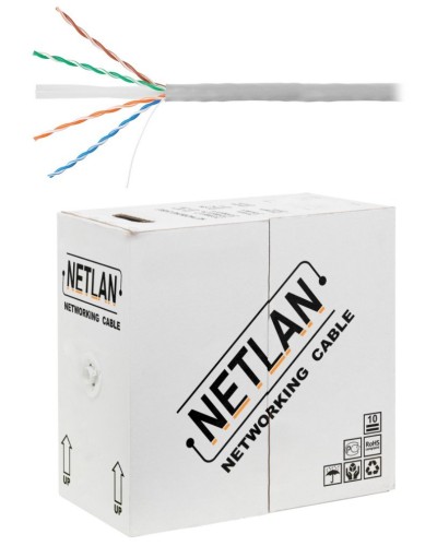 U/UTP 4pair, Cat6, Solid, In, PVC (EC-UU004-6-PVC-GY). Кабель «витая пара» (LAN) для структурированных систем связи. NETLAN в Ростове-на-Дону