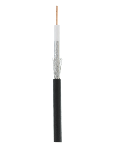 RG-6 CCS, Out, PE (UEC-C2-32123B-BK-3). Кабель коаксиальный омедненный. NETLAN в Ростове-на-Дону