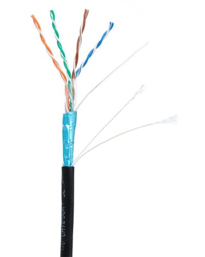 F/UTP 4pair, Cat5e, Out, PE (EC-UF004-5E-PE-BK-1). Кабель «витая пара» (LAN) для структурированных систем связи. NETLAN в Ростове-на-Дону