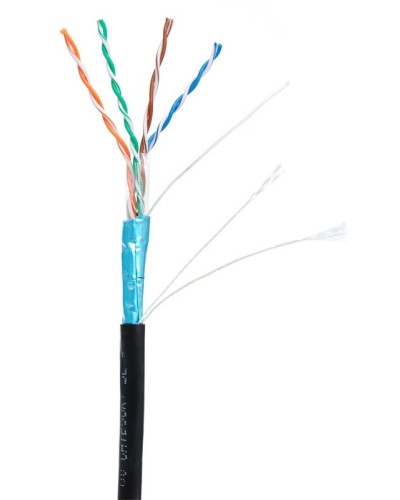 F/UTP 4pair, Cat5е, Out, PE (EC-UF004-5E-PE-BK). Кабель «витая пара» (LAN) для структурированных систем связи. NETLAN в Ростове-на-Дону