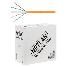 U/UTP 4pair, Cat6, Solid, In, LSZH (EC-UU004-6-LSZH-OR). Кабель «витая пара» (LAN) для структурированных систем связи. NETLAN