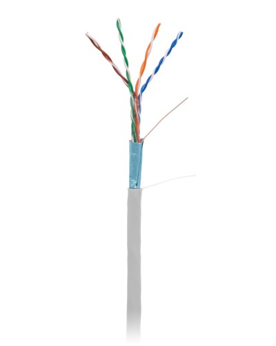 F/UTP 4pair, Cat5e, In, PVC (EC-UF004-5E-PVC-GY). Кабель «витая пара» (LAN) для структурированных систем связи. NETLAN в Ростове-на-Дону