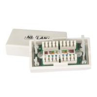 EC-UCB-IDC-UD2-WT-10 (10 шт). Проходной соединитель. NETLAN